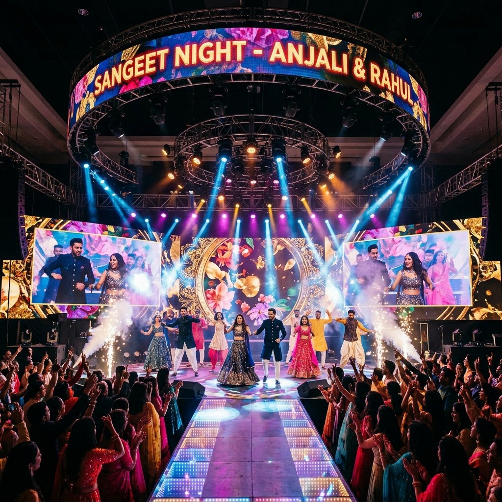 Sangeet Night Planning by Leor Media